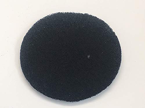 Compost Bin Filters - 2 Pack by The Relaxed Gardener - Set of 2 Black 4 Inch Round Odor Abscorbing Replacements for Kitchen Composting Buckets