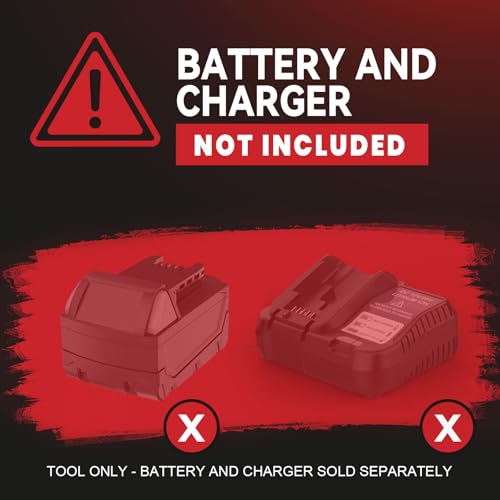 Ecarke Battery Backpack Sprayer Compatible with Milwaukee 18V (Tool Only) - color: Red