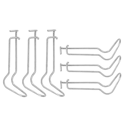 Fdit 30Pcs Stainless Steel Plant Support Spring Clip Greenhouse Spring Fixing Clamps for Home Garden (1#)