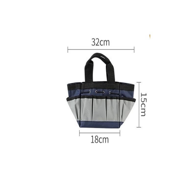 Heavy-Duty Gardening Tote Bag with Tool Pockets – Durable Oxford Fabric, Large Storage, Thick Carry Handle for Garden, Yard, Farm, & Outdoor Tools Organizer