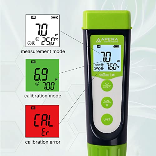 Apera Instruments AI102G GroStar Series GS2 Soil pH Pen Tester Kit for Direct Soil Test and Nutrient Solutions Test with Replaceable Swiss Spear pH Probe, Gen II - style: Soil pH
