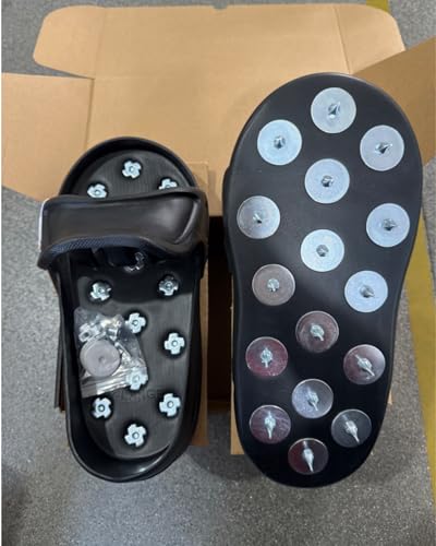 Spiked Shoes for Epoxy Resin Flooring, Large Size(US10-11) - size: Large