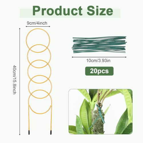 15.7 Inch Small Trellis for Potted Plants Indoor Plant Trellis