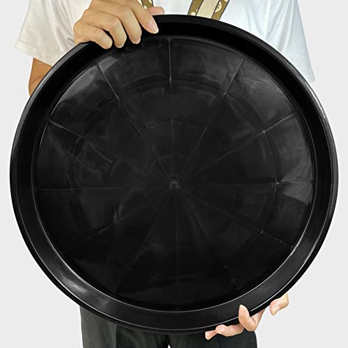 Plant Saucer 14 16 18 20 22 Inch, 5 Pack Heavy Duty Plant Tray for Pots, Plastic Pot Saucers for Plants, Large Drip Trays for Potted Plants, Round Water Tray for Indoors - size: 14 Inch