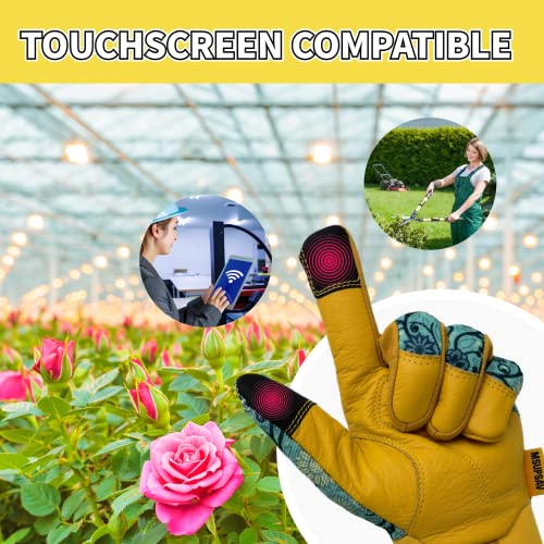 Cute Pattern Gardening Gloves,Thornproof Garden Glove,Gardener Gift - color: 1 Pair Per Pack-blue, size: Large