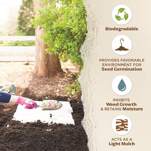 Seed Mat - Easy to Plant and Grow Garden Seeds - Creates Fragrant, Vibrant Flower Garden (Bird Lover’s Delight Flower Garden - 1 Mat)