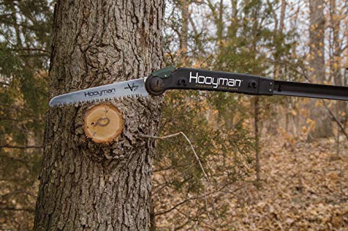 Hooyman Extendable Tree Saw with Compact Design, Detachable Handsaw and Telescoping Pole, No-Slip H-Grip, Impulse Hardened Teeth, and Wrist Lanyard for Tree Trimming, Hunting, Camping, and Outdoors - style: Megabite Extendable Saw Replacement Blade