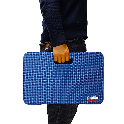 Comfy Extra Large Thick Waterproof Gardening Kneeling Pad Foam Kneeler Mat Garden Knee Pad Cushion for Gardening Planting Yard Work Prayer Yoga Mechanic Workout Baby Bath - color: Blue, size: 2 Pack