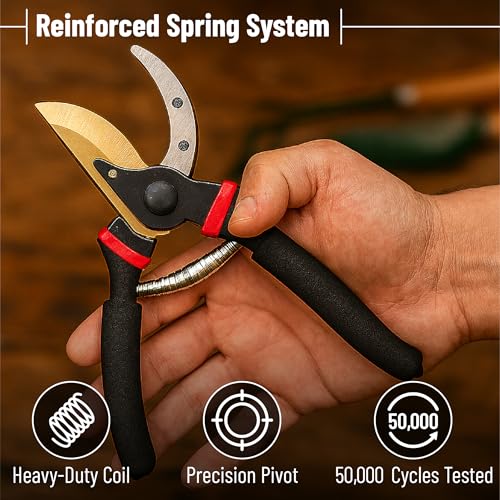 Mr. Pen- Pruning Shears, Garden Shears, 8" Professional, Titanium Blade