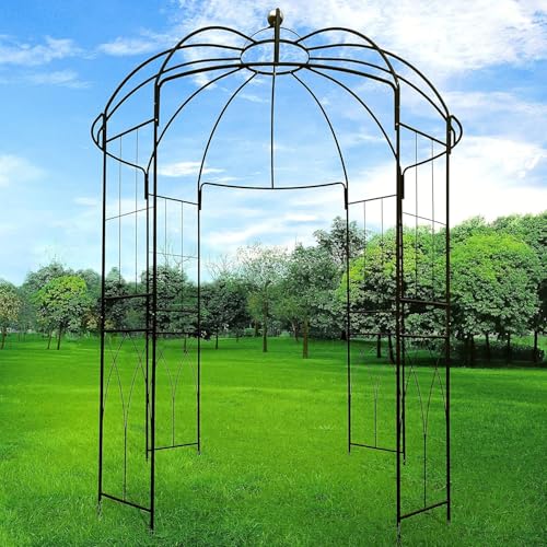 OUTOUR 106''H French Style Birdcage Shape Heavy Duty Gazebo Arbor Arbour