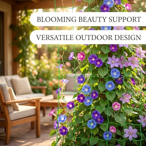 MAQIHAN Trellis Netting for Climbing Plants - Heavy Duty Garden Net, 2 PCS