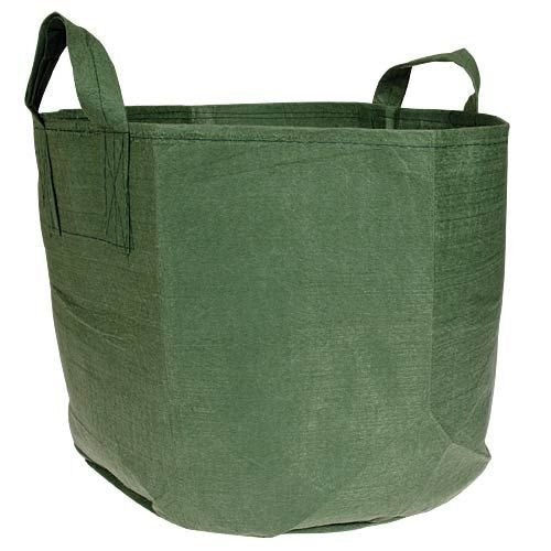 Root Pouch Non-Degradable Reusable Grow Bag with Handles (20 Gallon, Green)