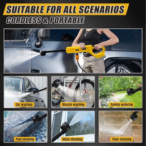 Cordless Portable Car Cleaning Tool Compatible with DeWalt 20V Battery