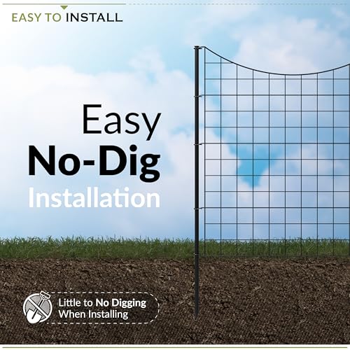 Zippity 39in H Black Metal Fence, DIY Fence Kit - color: 39" Tall (5 Panels)