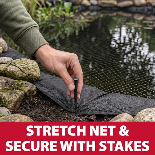 The Pond Guy Premium Pond Netting Fine Mesh Cover Net - 30'x30' - size: Pond Cover Net - 30'x30'