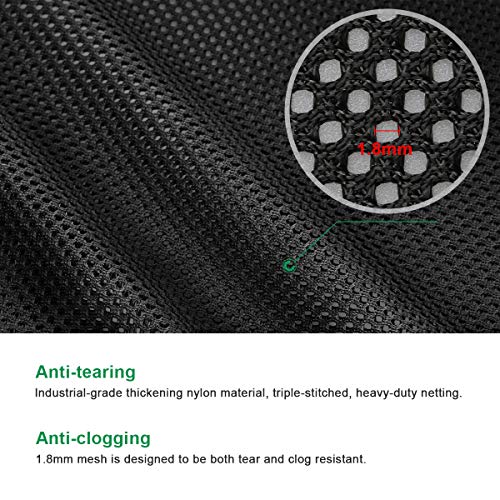 Coolrunner Pump Barrier Bag, 17.3"x 17.3" Pond Filter Mesh, Large Media - size: 17.3"x 17.3"