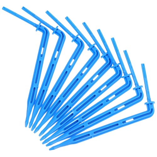 Yardwe 100Pcs Automatic Drip Irrigation Stakes for Indoor Plants Self-Watering System Flower Pot Watering Tool Portable Easy Install Drip Emitter Stakes for Home Garden
