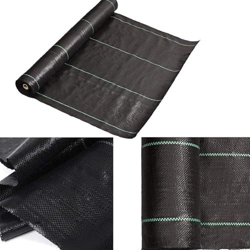 Weed Barrier Landscape Fabric Durable Weed Block Gardening Mat Non Woven Weed Block Fabric Garden Landscaping Fabric Roll Weed Control Fabric in Rolls (4FTx100FT) - size: 4FTx100FT
