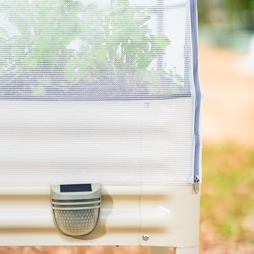 Vego garden Mesh Cover System for 2' x 8' Elevated Raised Garden Bed-V Series, 4 in 1 Trellis and Cover for Plants, Garden Bed Not Included - size: 2' x 8'