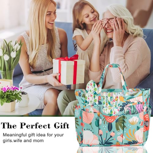 Garden Floral Tool Set with Tote, for Women Plant Lovers - style: Blue