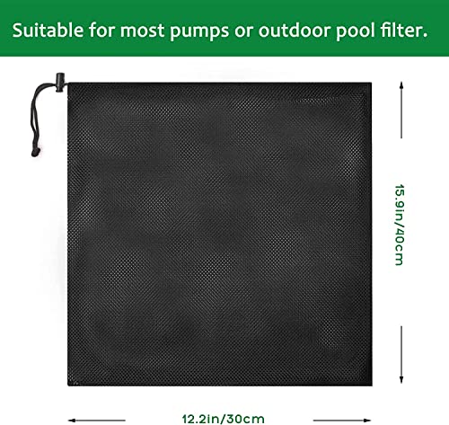 Large Pump Barrier Bag, Pond Pump Filter Bag, 12.2"x 15.9" - style: 12.2"x 15.9"