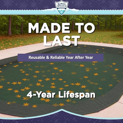 Buffalo Blizzard Leaf Net Cover - size: 20' x 40' Rectangle