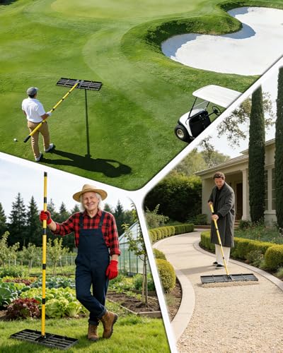 Joyhalo 30in Lawn Leveling Rake - size: 30in
