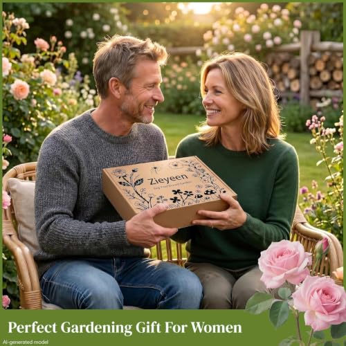 Gardening Tools Set, 23-Piece Heavy Duty Ergonomic Garden Hand Tools with Storage Tote, Knee Pad & Protective Gloves - Ideal Gardening Gifts for Women, Men & Gardeners - color: Gardening Tools Set
