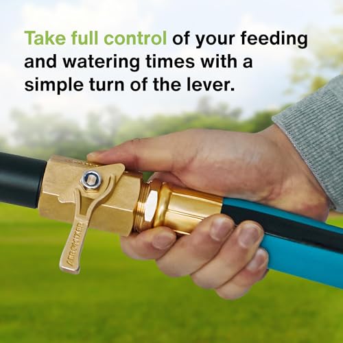Watering Wand 22" L x 1" W Heavy Duty Garden Watering Wand For Garden Hose with Anti-clog Water Break - Watering Wand Can Be Used with Standard 3/4"Garden Hose with 3/4-1" Adapter Included
