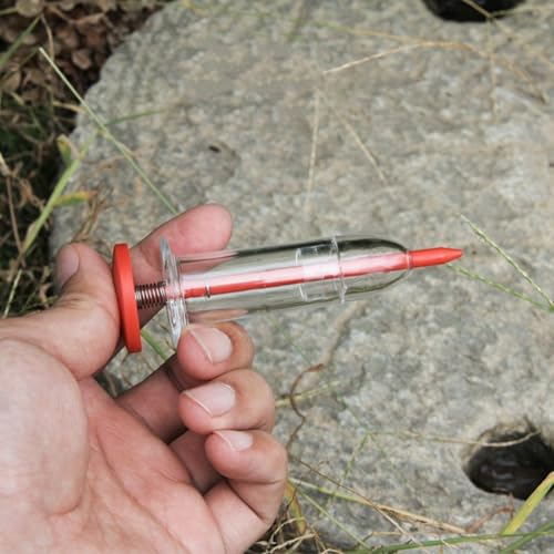 Bulb Planter & Garden Dibber - Heavy Duty Transplanter and Hole Punch Tool for Bulbs, Seeds, Seedlings | Ergonomic Handle with Depth Markers for Tulips, Daffodils, Dahlias