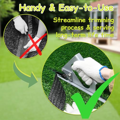 TOPOWN Artificial Grass Edges Cutter, Artificial Turf Cutter Tool
