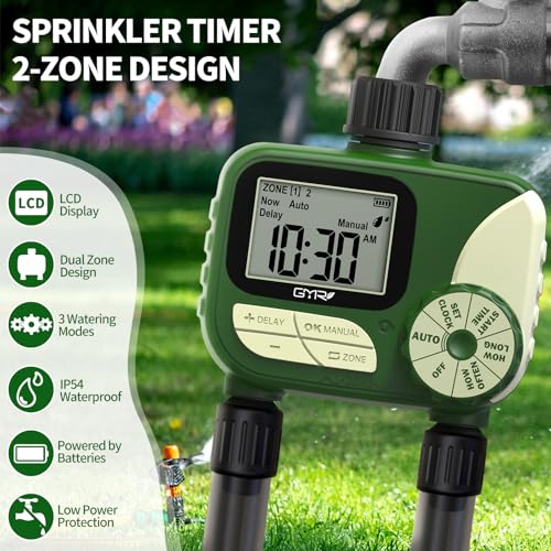 GMR Water Timer, Irrigation Controller for Garden Hose Faucet