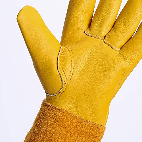 Acdyion Thorn Proof Gardening Gloves for Men & Women,yellow,Large - color: Yellow, size: Large
