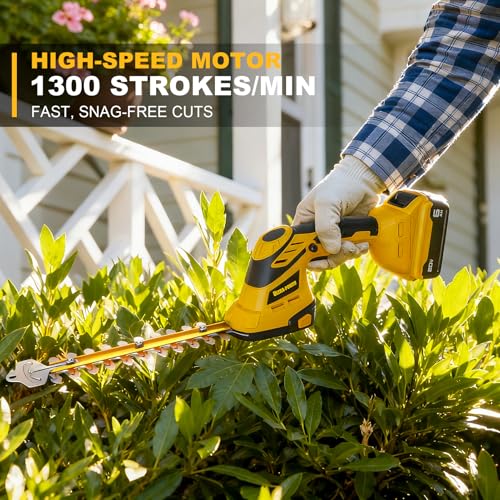 Cordless Hedge Trimmer & Grass Shear for DeWALT 20V (Bare Tool)