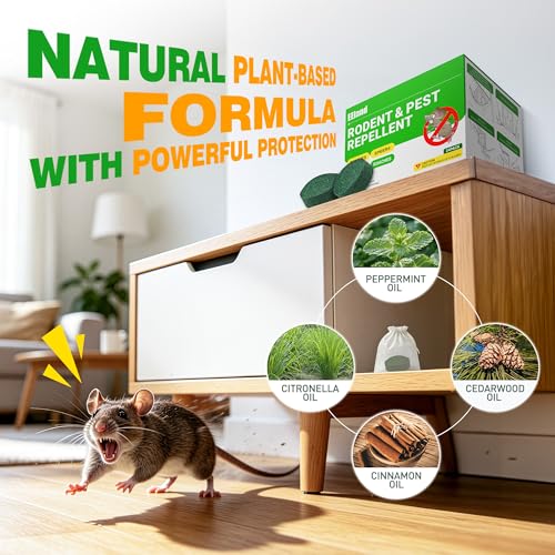 Mouse Repellent Balls, 24 Pack, Peppermint Rodent Repellent for Home