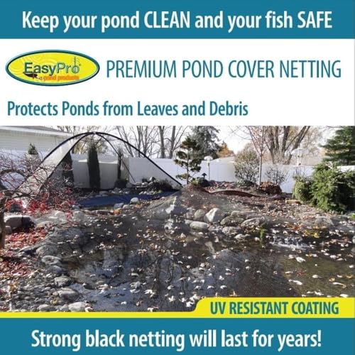 EasyPro NR101 Premium 3/4-Inch Pond Cover Netting, 10' x 100' - size: 10' x 100', style: Standard 3/4" Mesh