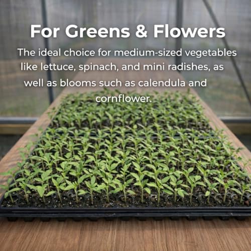 Gardzen 10 Pack 128 Cell Seed Starter Trays - size: 128-Cell