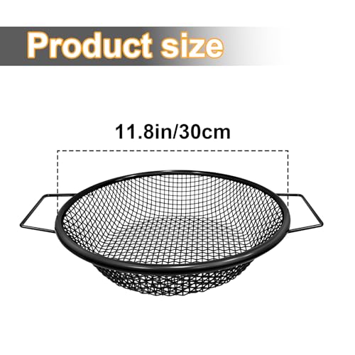Soil Sifter for Gardening, Rock Sifter for 5 Gallon Bucket,Compost Sifter Dirt Sifter,Captures Dirt Rocks Sawdust (3pcs Black Handle) - color: 3PCS Black Handle