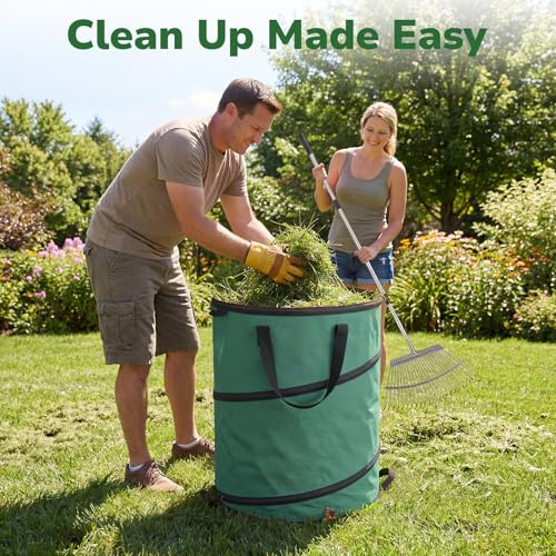 GreatBuddy 2-Pack Collapsible Trash Can, 45 Gallon, Durable 600D - style: 45 Gal-2 packs