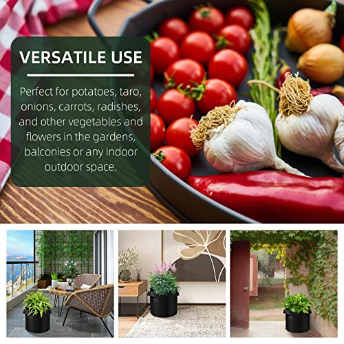 10 Gallon Grow Bags, Black Fabric Pots with Handles(30 Pack) - color: 30 Pack