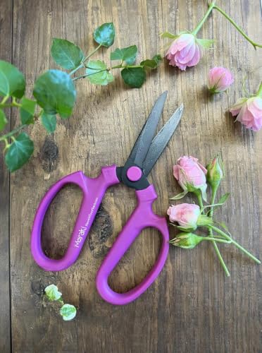 Garden Pruning Scissors Carbon Steel Blades 7.6 Inch Bougainvillea - Hot Pink - style: 7.6 inch Hot Pink