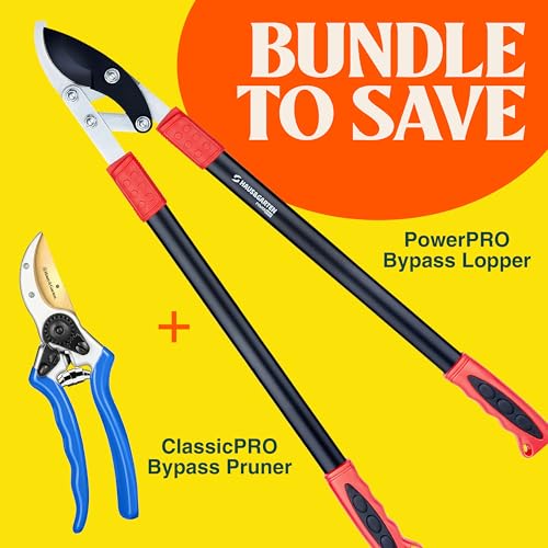 Haus & Garten ClassicPRO Bypass Pruning Shears and PowerPRO Bypass Loppers Bundle