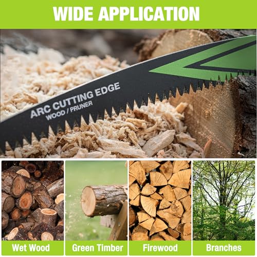 WORKPRO 12-Inch Arc Edge Reciprocating Saw Blades, 6TPI for Pruning, 3 Pack - size: 12 Inch