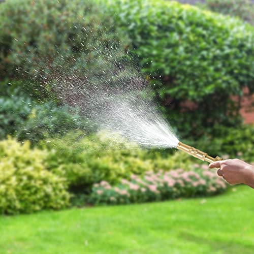 Twinkle Star Brass Heavy Duty Adjustable Twist Hose Nozzle Set - color: Nozzle Jet 1 Pack