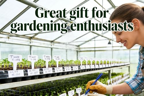 Plant Name Tags, 200-Pack 4" T-Type Garden Labels with Marker