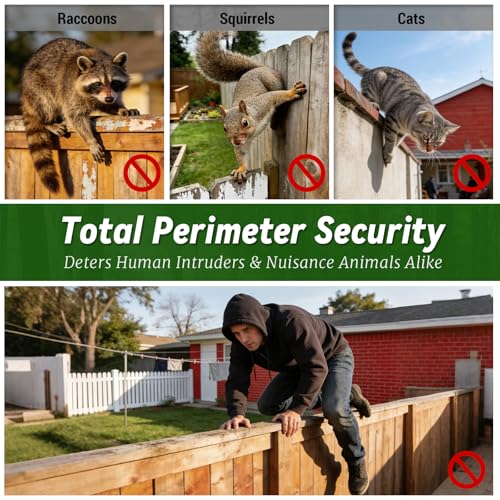 Anti Climb Spikes for Outdoor Walls, Garden Fences, Metal Fence Spikes Animal Deterrent, Anti Bird Spikes Deterrent for Outside, Spike Strips for Animals, Thieves, Intruders, 6Pcs, Covering 94.5 in
