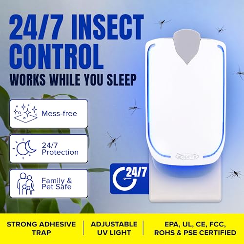 10-Pack Refill Cartridges for Fruit Fly Trap Indoors - Strong Adhesive to Capture Fruit Flies, Gnats, Houseflies, Moths, and Flying Insects - size: 10 Refill Cartridges