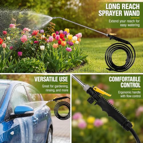 307479001 29" Stainless Steel Trigger-Type Sprayer Boom and Hose for Ryobi