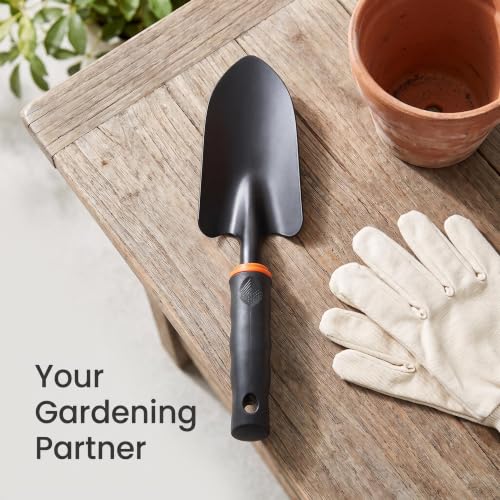 Heavy Duty Garden Trowel with Ergonomic Grip for Digging and Planting - color: Extra Large Garden Shovel(