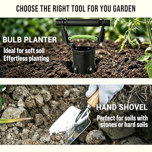 Garden Bulb Planter Tool 1-5 Inch Depth
